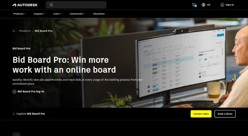 Bid Board Pro, as its maker shows it