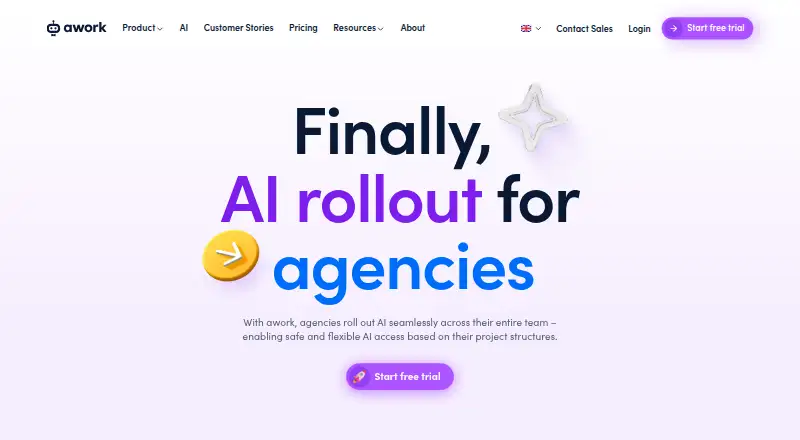 awork, as its maker shows it