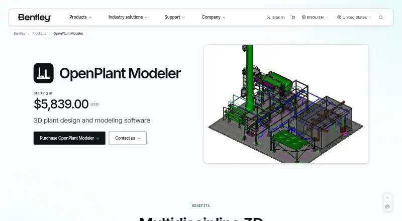 OpenPlant Modeler, as its maker shows it