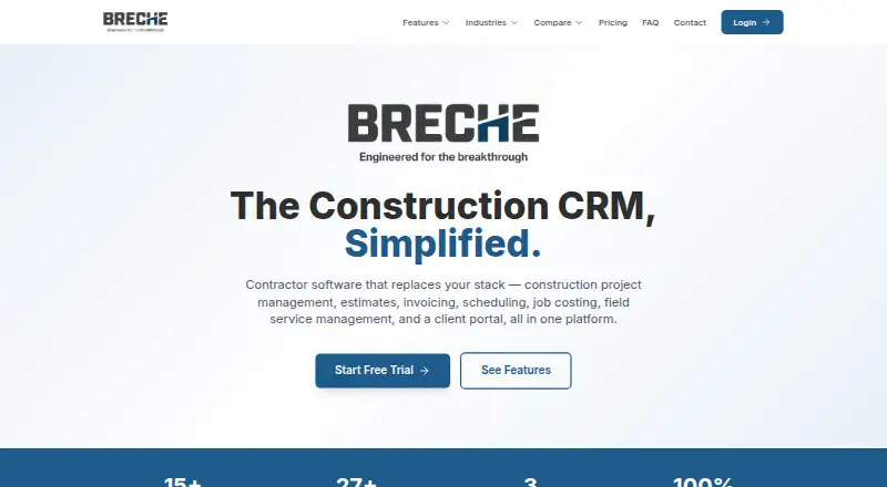 Breche, as its maker shows it