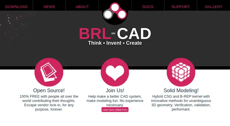 BRL-CAD, as its maker shows it