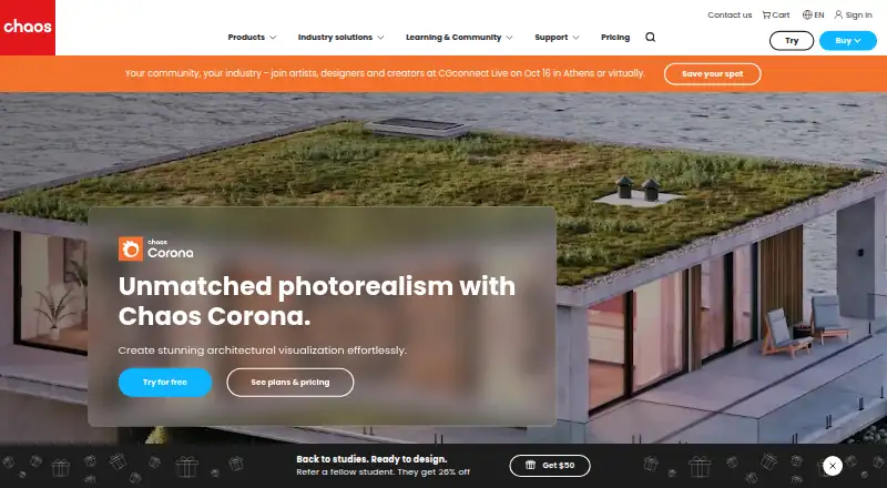 Corona Renderer, as its maker shows it