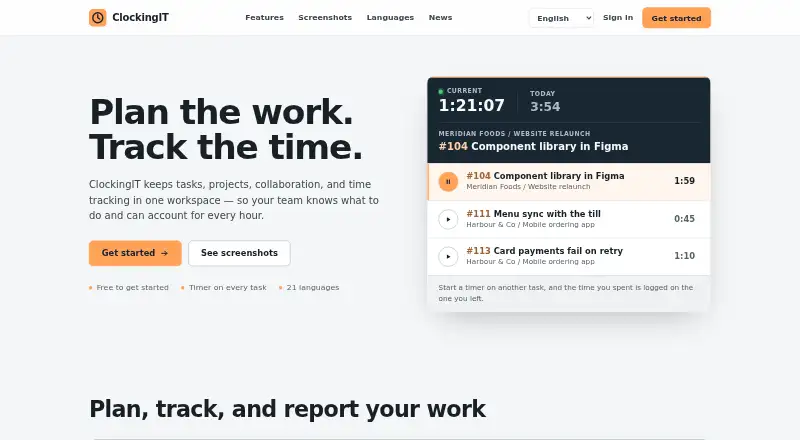 ClockingIT, as its maker shows it