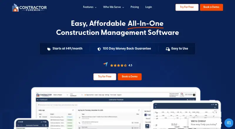 Contractor Foreman, as its maker shows it