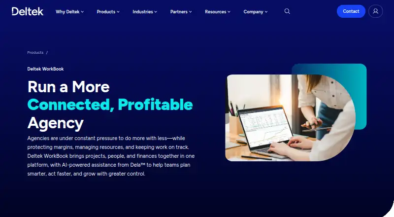 Deltek WorkBook, as its maker shows it