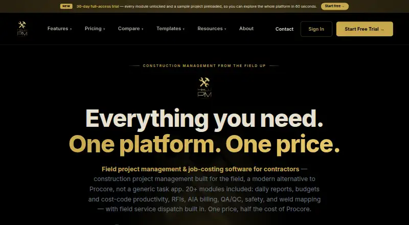 Field PM, as its maker shows it