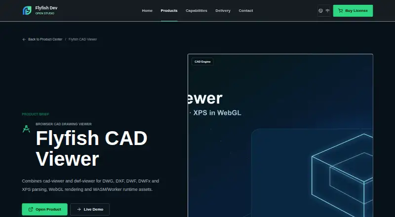 Flyfish CAD Viewer, as its maker shows it