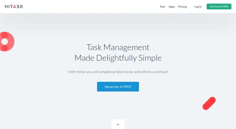 Hitask, as its maker shows it