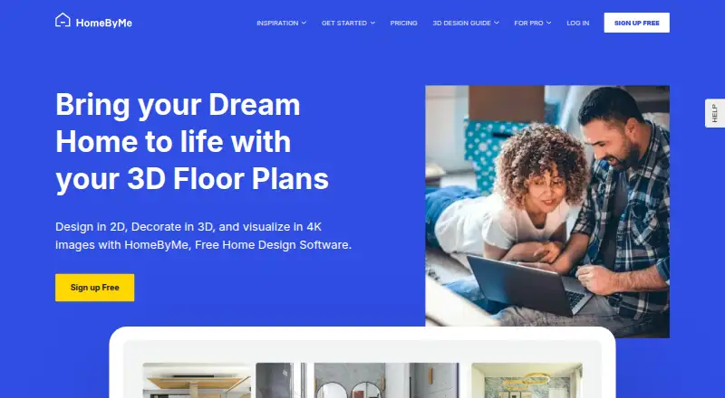 HomeByMe, as its maker shows it