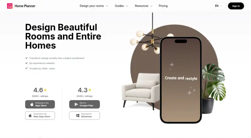 Home Planner, as its maker shows it