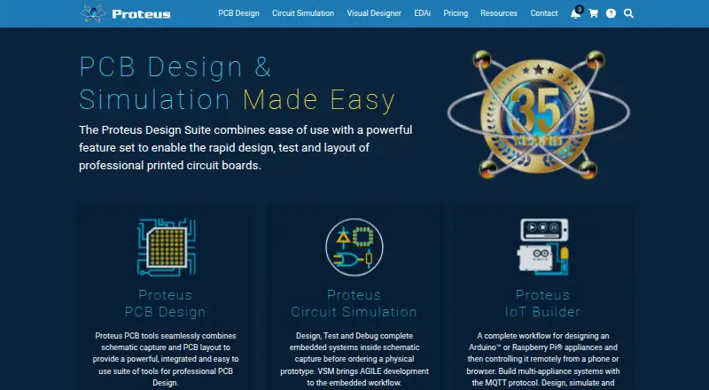 Proteus PCB Design, as its maker shows it