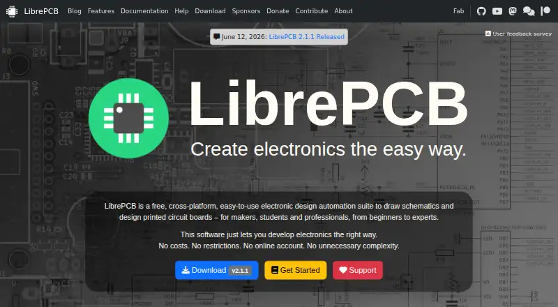 LibrePCB, as its maker shows it