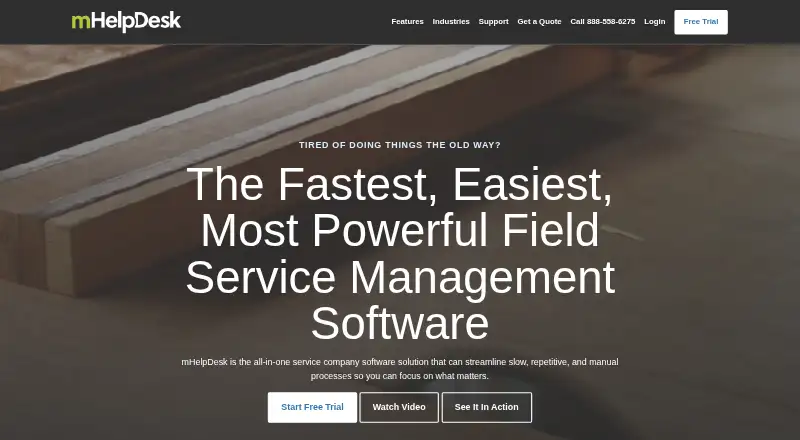 mHelpDesk, as its maker shows it