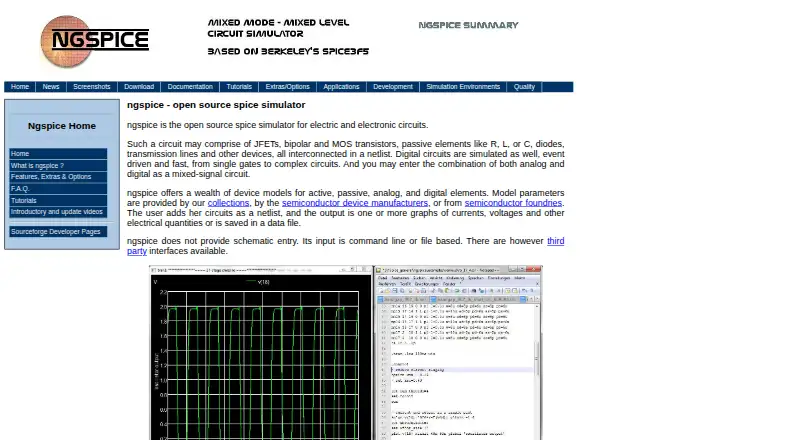 ngspice, as its maker shows it