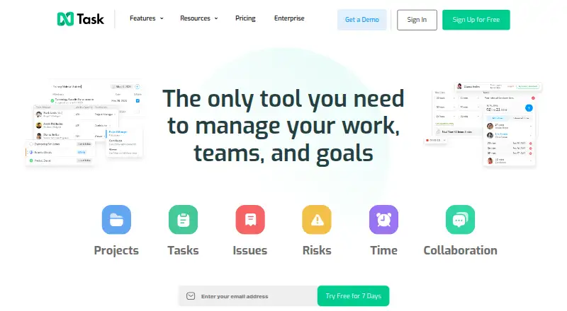 nTask, as its maker shows it
