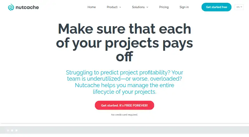 Nutcache, as its maker shows it