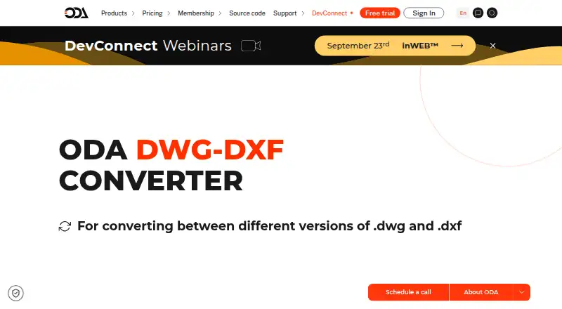 ODA File Converter, as its maker shows it