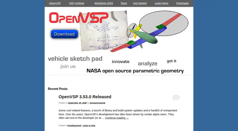 OpenVSP, as its maker shows it