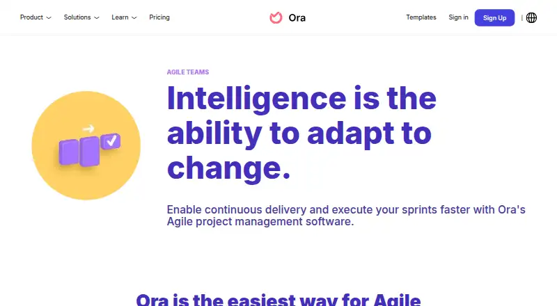 Ora, as its maker shows it