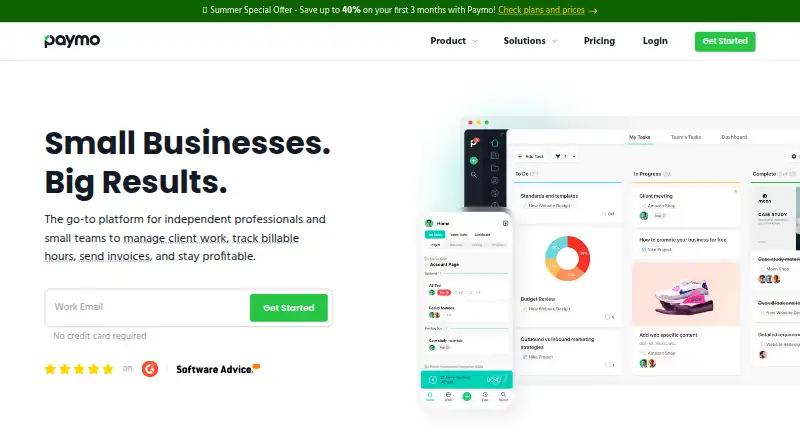 Paymo, as its maker shows it