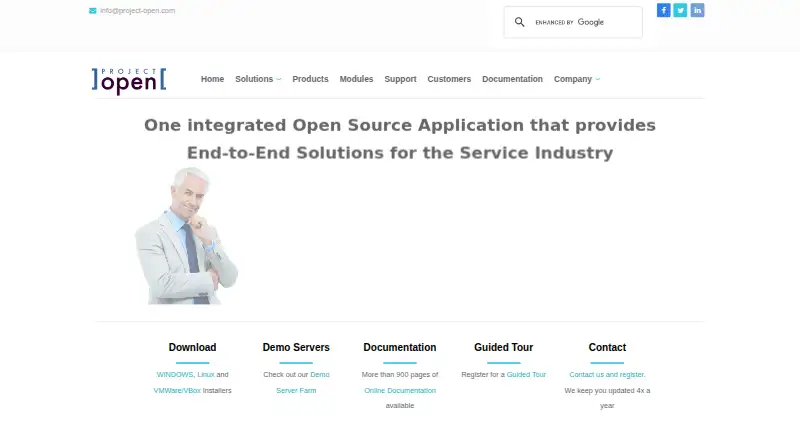 project-open, as its maker shows it