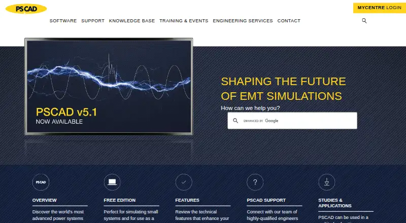 PSCAD, as its maker shows it
