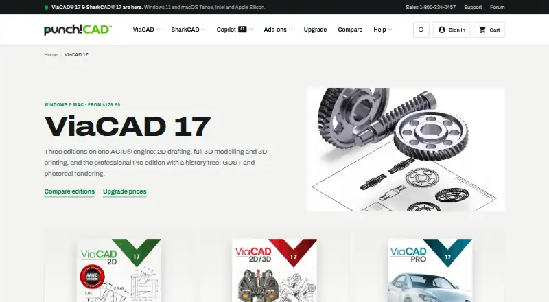 ViaCAD, as its maker shows it