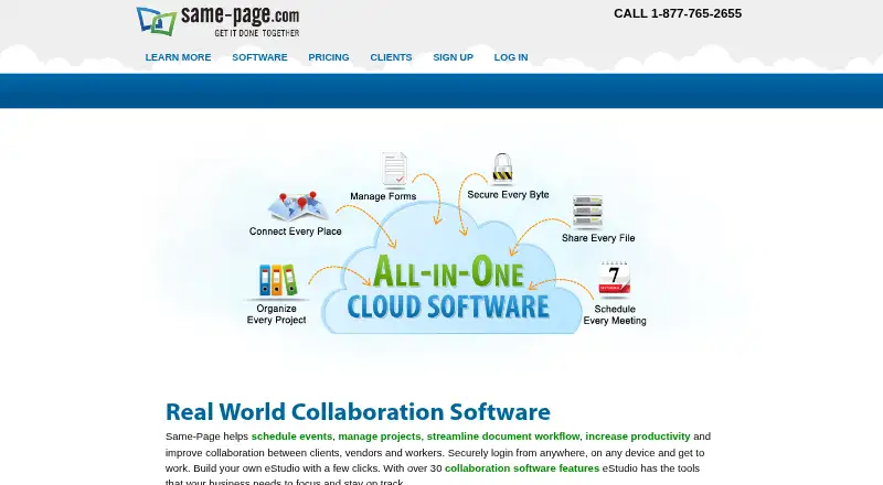 Same-Page eStudio, as its maker shows it