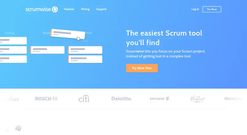 Scrumwise, as its maker shows it