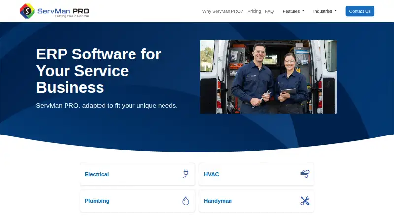 ServMan PRO, as its maker shows it