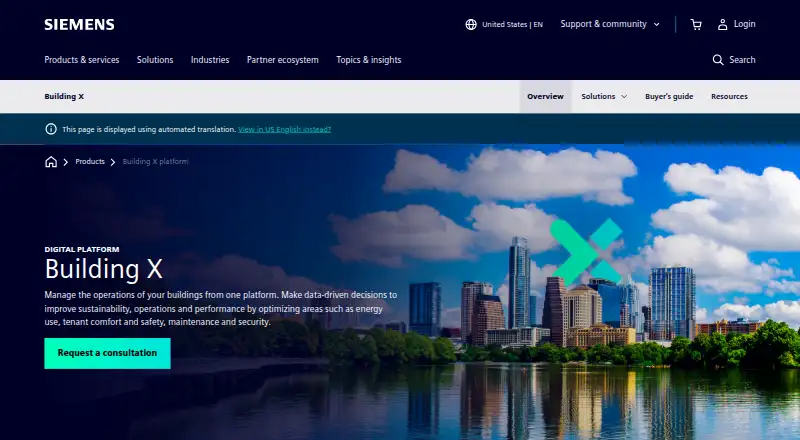 Siemens Building X, as its maker shows it