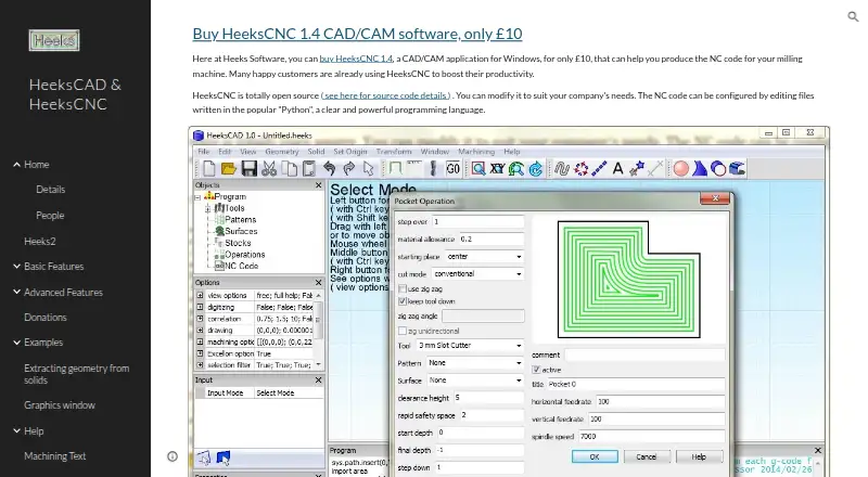 HeeksCAD, as its maker shows it