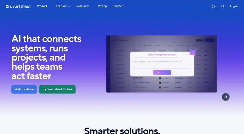 Smartsheet, as its maker shows it