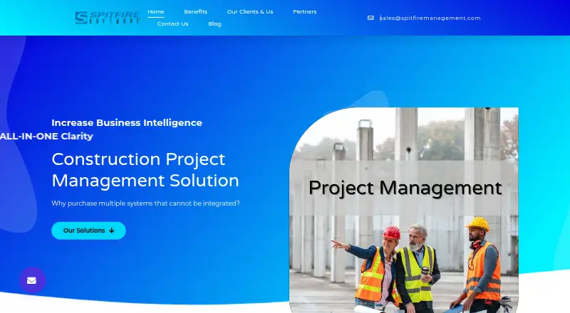 Spitfire Project Management System, as its maker shows it