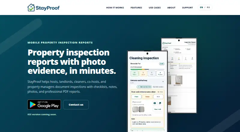 StayProof, as its maker shows it