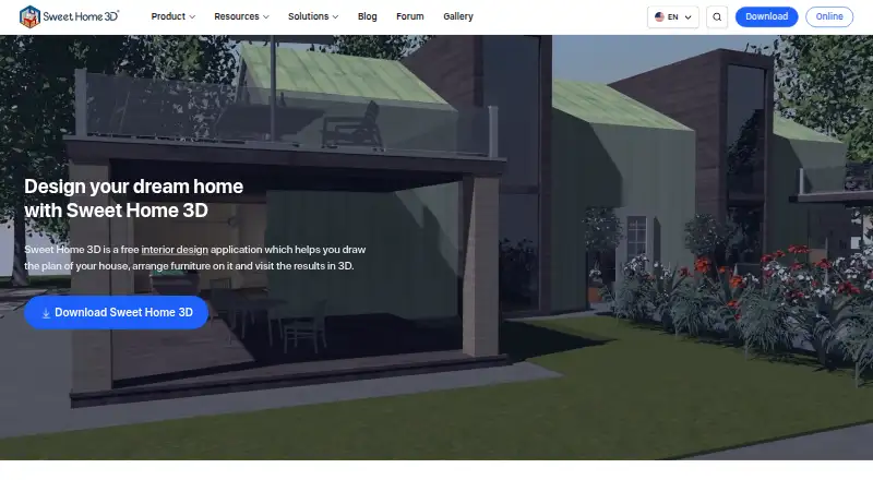 Sweet Home 3D, as its maker shows it