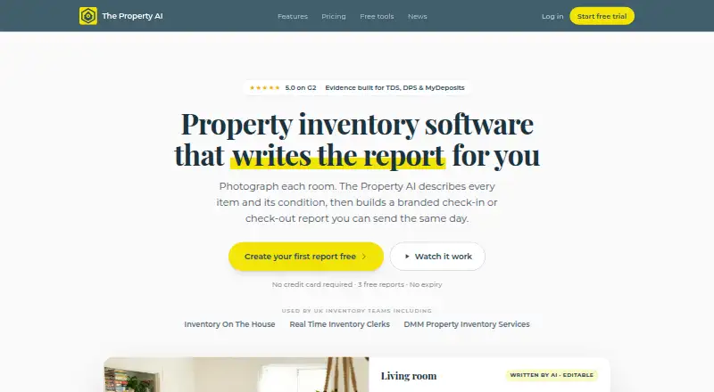 The Property AI, as its maker shows it