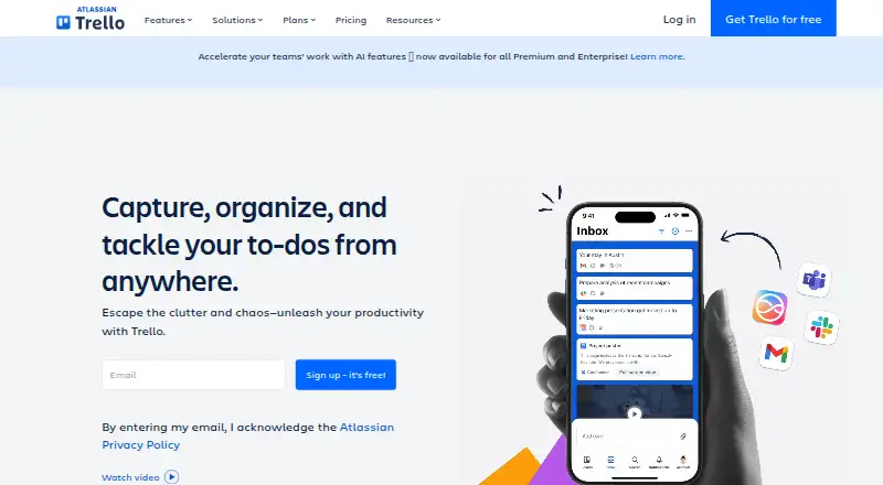 Trello, as its maker shows it