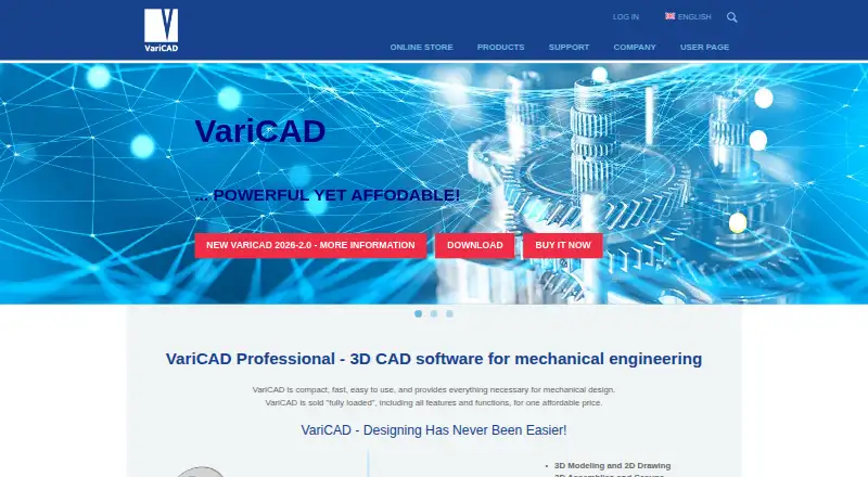 VariCAD, as its maker shows it