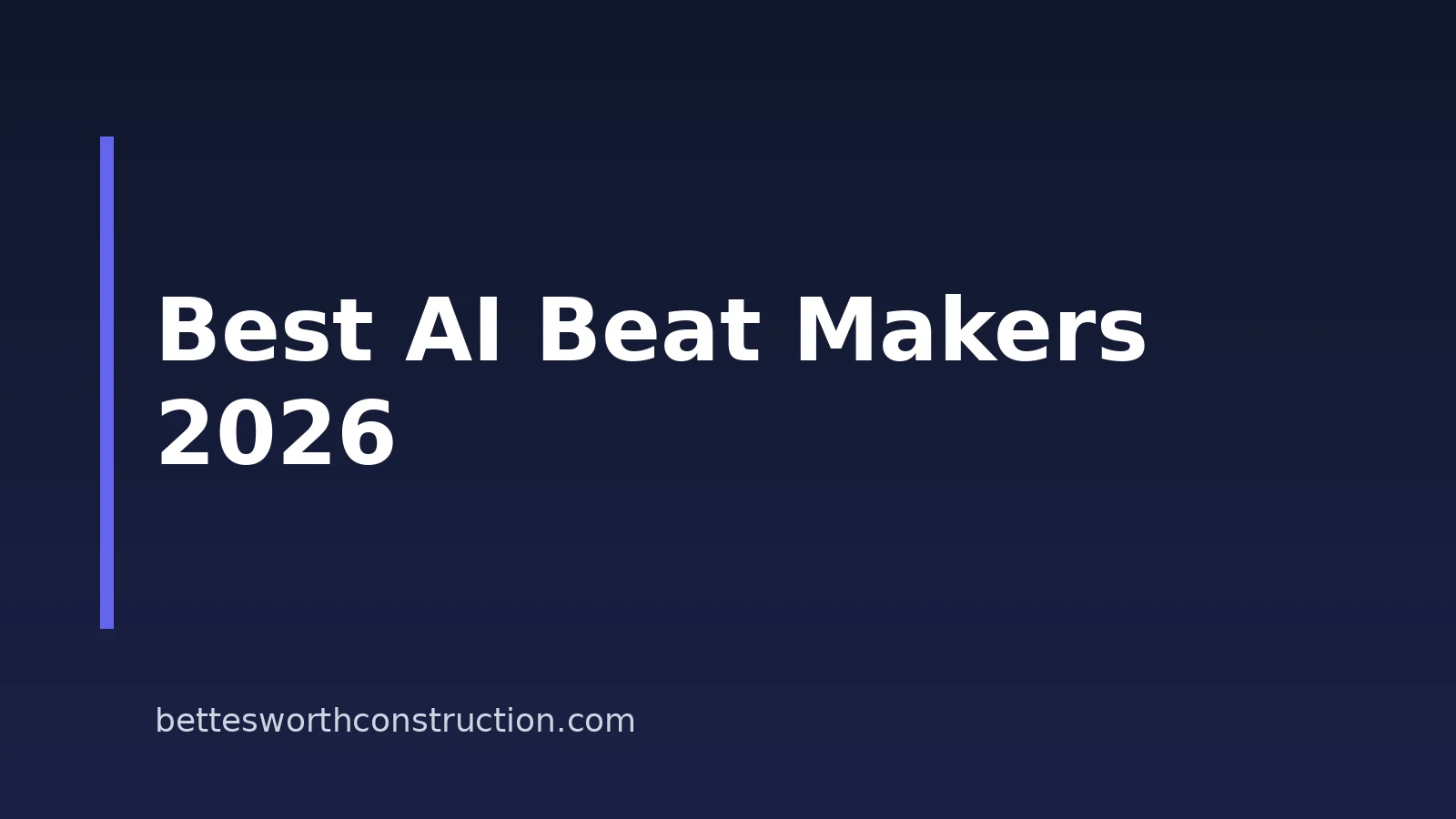 9 Best AI Beat Makers For Smart-Home Creators In 2026