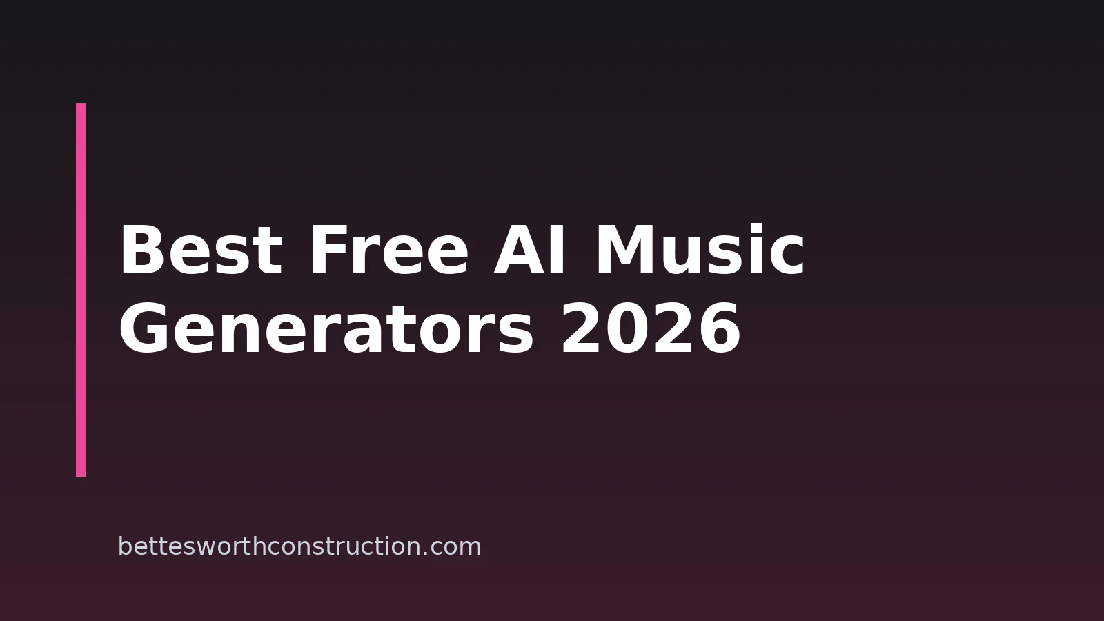 10 Best Free AI Music Generators for Smart Creators in 2026